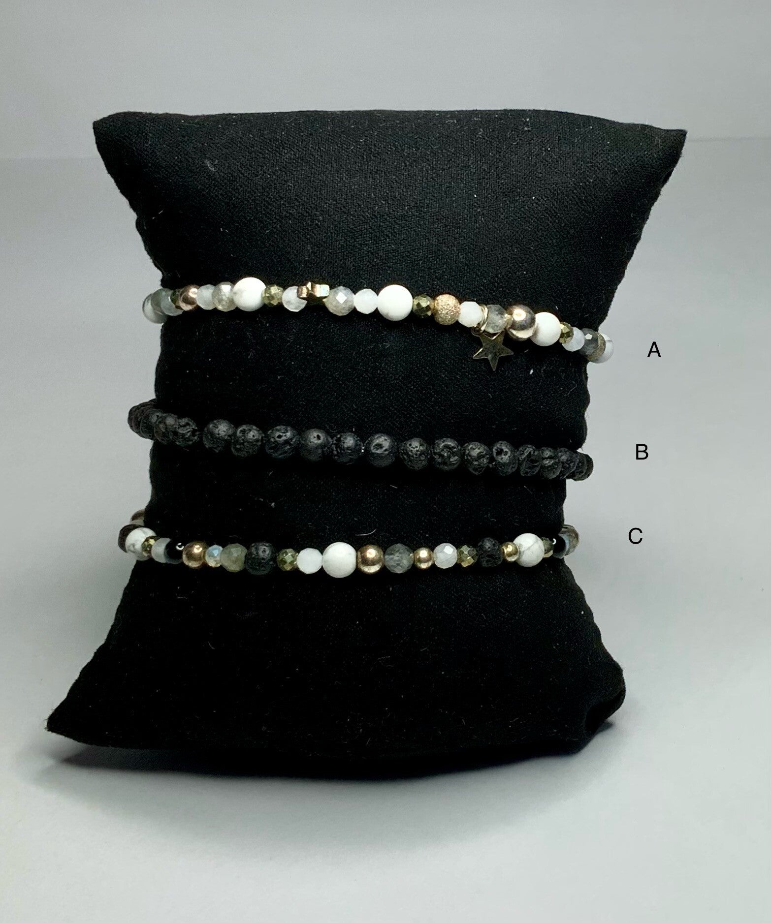 Black & Grey A, B en C