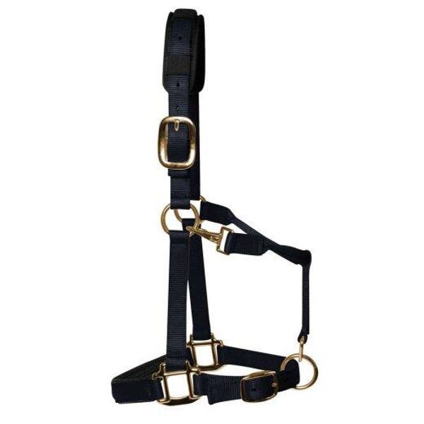 KM Elite Luxe Gevoerd halster - Zwart