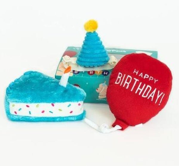 Zippy Paws - Birthday Box - blue