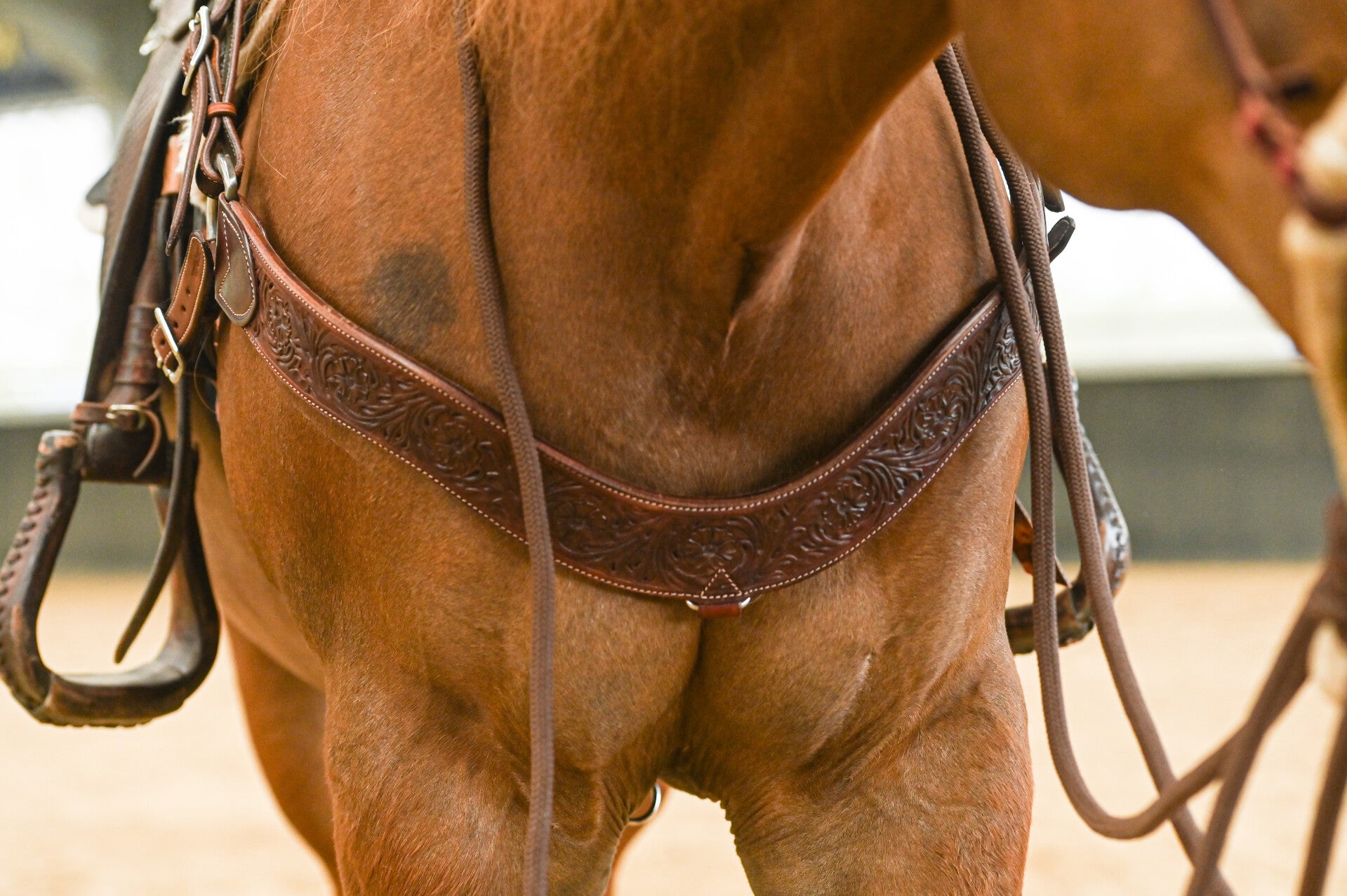 Borstriem - Roping met flowers