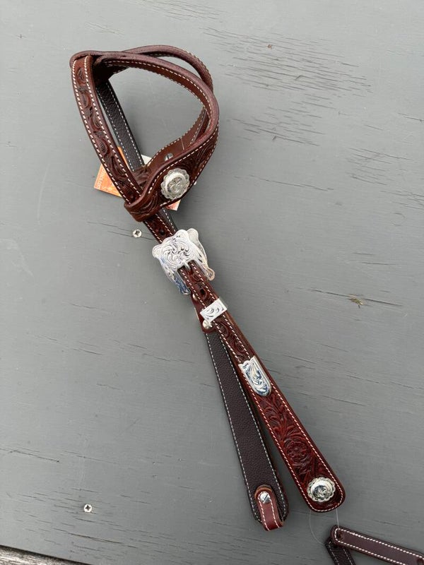 Hoofdstel Two Ear Silver Spur