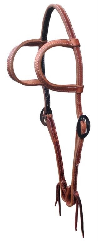 Premium harnass trainingshoofdstel met two ears geknoopt