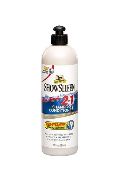 Absorbine - Showsheen 2-in-1 shampoo en conditioner - 591 ml