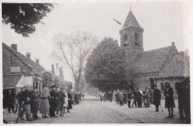 Michaelkerk tijdens de bevrijding