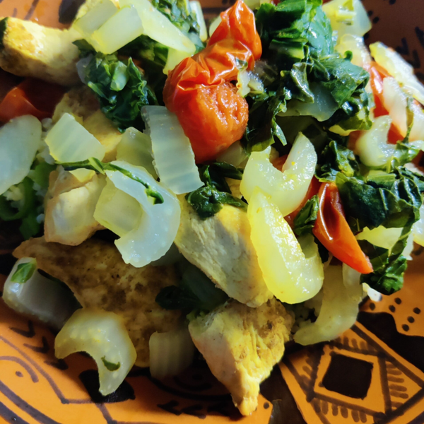 Aziatische Fusion Bowl met Gierst, Paksoi en kruidige Kip