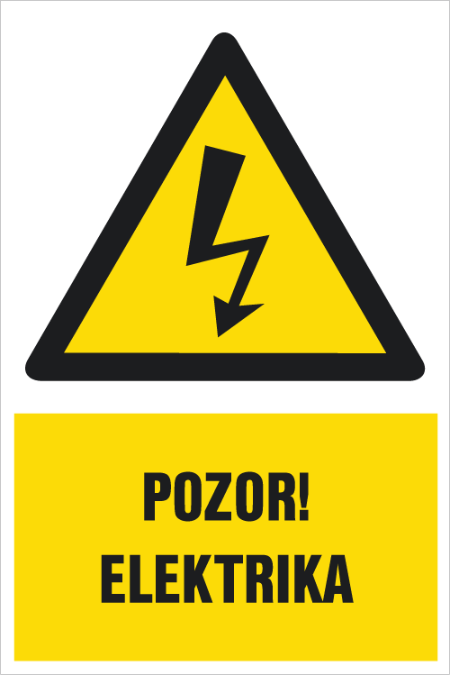Pozor elektrika
