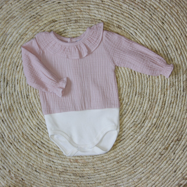 Romper met ruches Roze
