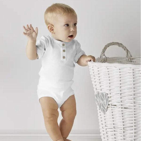 Romper met houten knoopjes