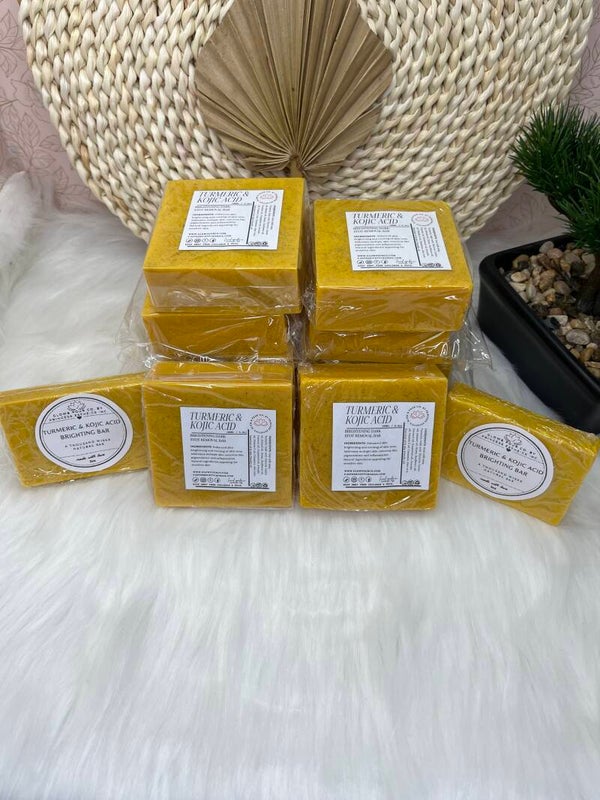 Turmeric & Kojic acid  brightening bar