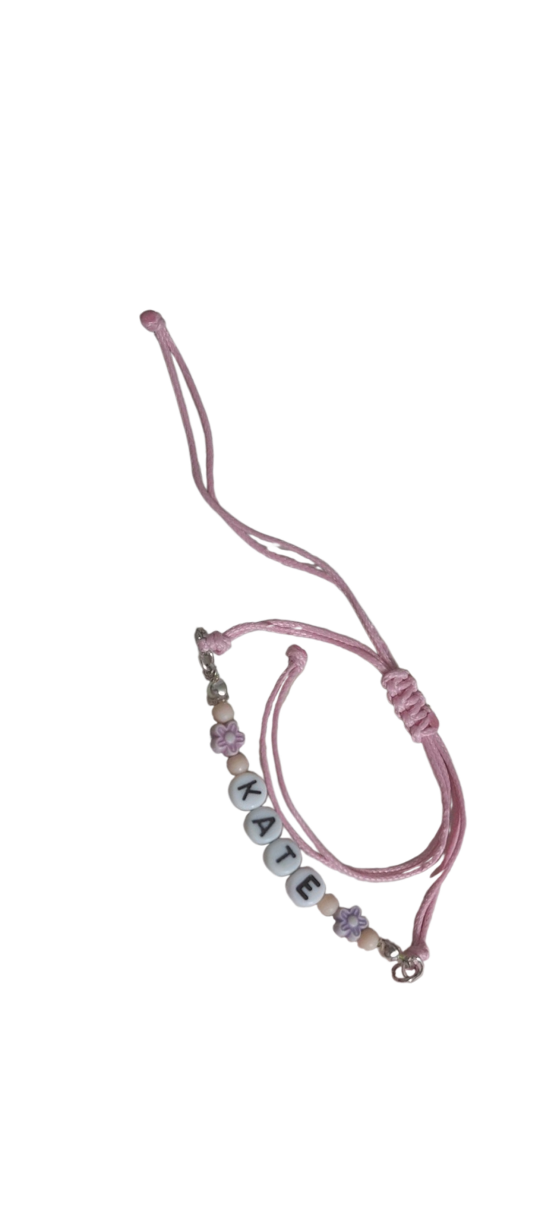 Touwtjes armband met kralen 