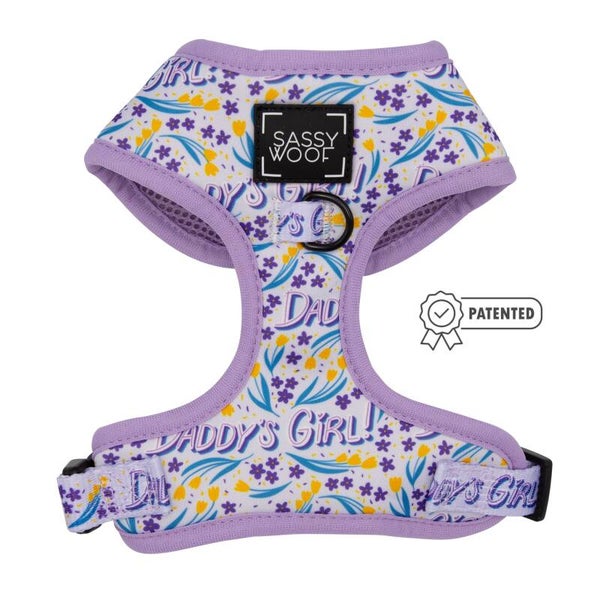 PRE-ORDER 'Daddy's Girl' Adjustable Dog Harness