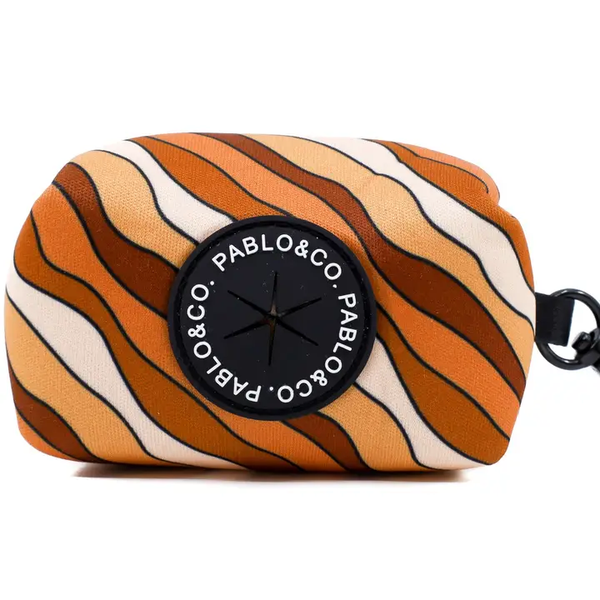 Espresso Swirls - Poop Bag Holder
