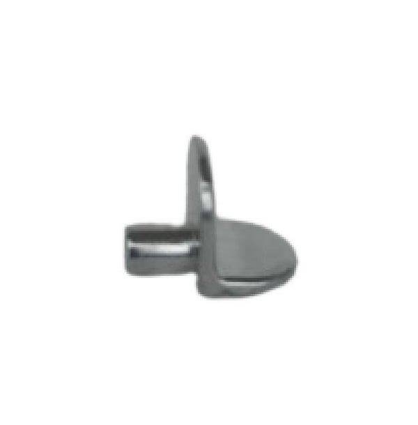 Στήριγμα ραφιών μεταλλικό γωνία νίκελ