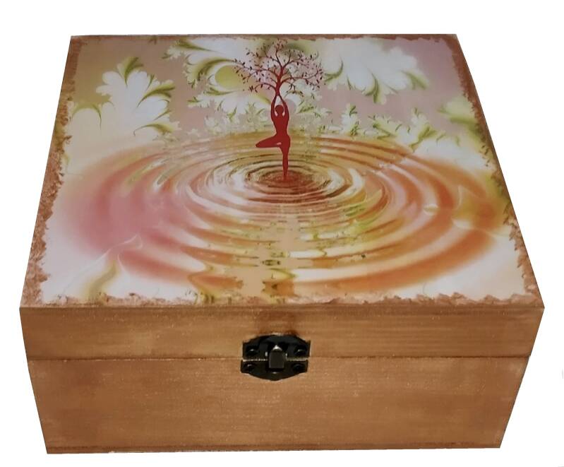 Ξύλινο κουτί αποθήκευσης Ριλάξ