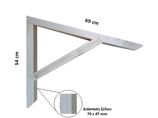 Στεγάκι για 2 κεραμίδια