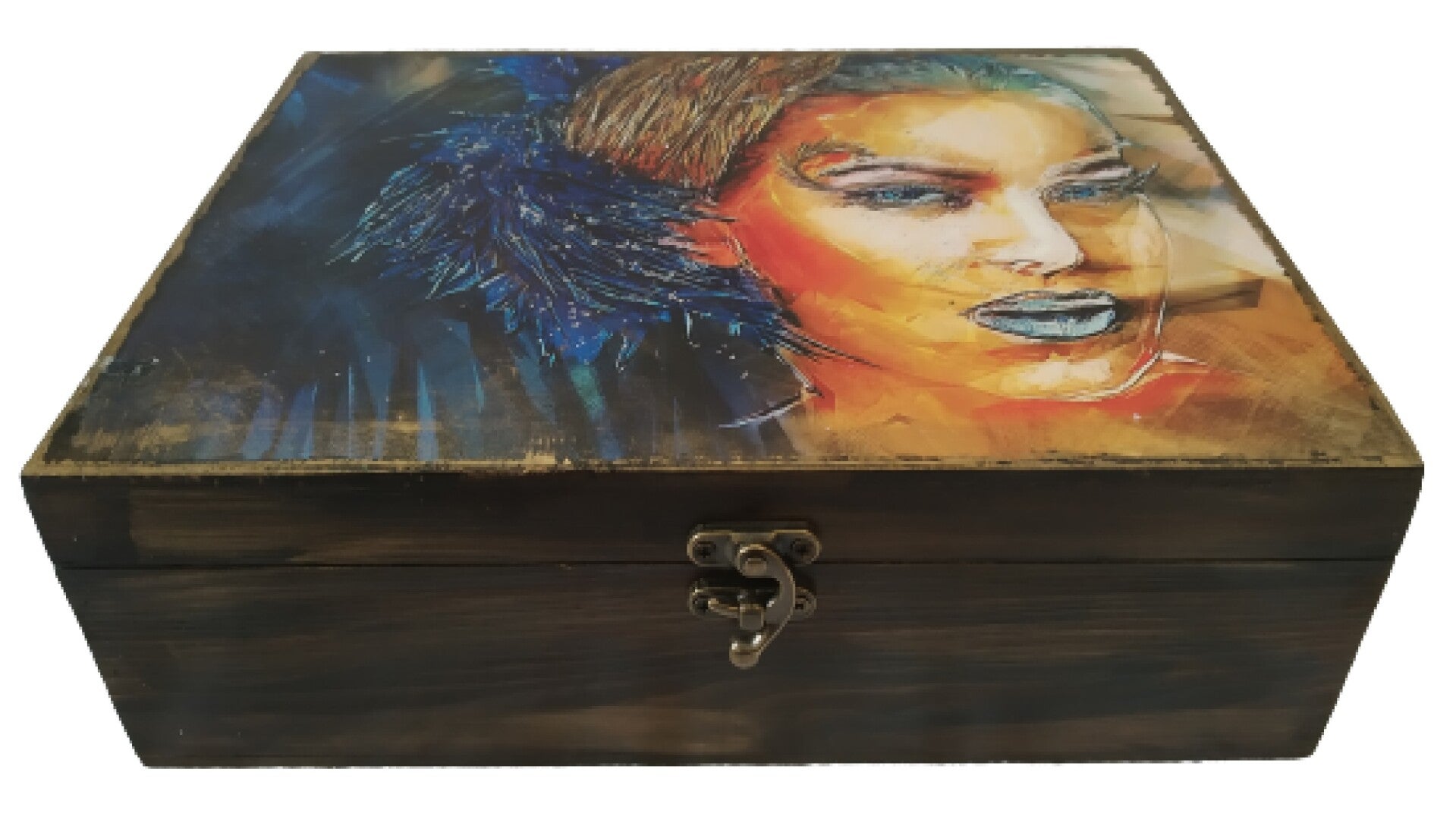 Ξύλινο κουτί αποθήκευσης ΓΥΝΑΙΚΑ