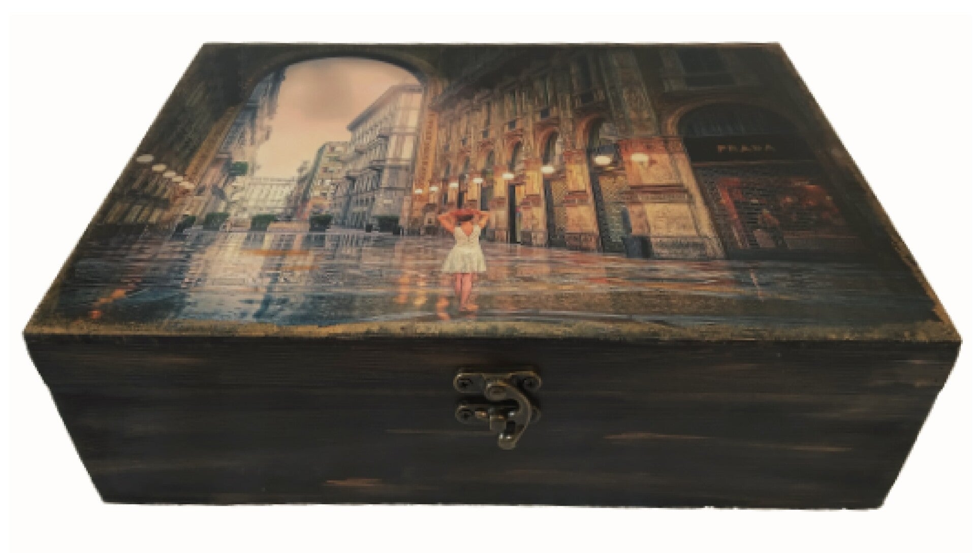 Ξύλινο κουτί αποθήκευσης MILAN