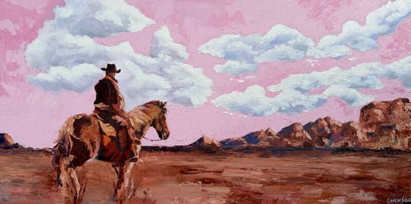Pink Horizon print 6”x12”