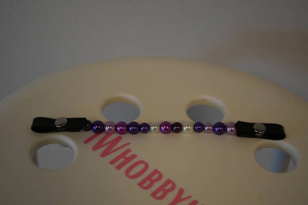 IW pearls browband purple