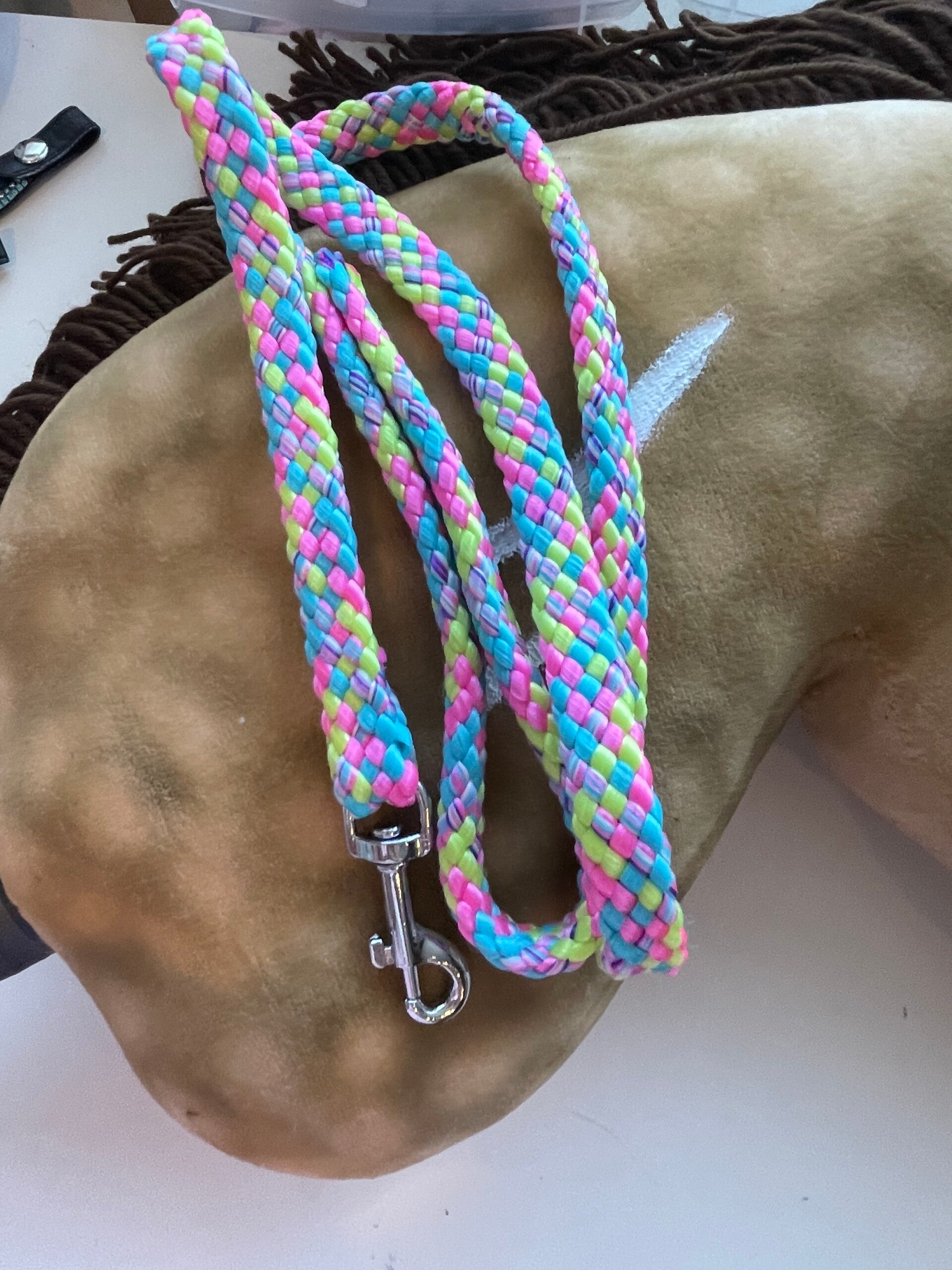 IW pastel leadrope with silver clip