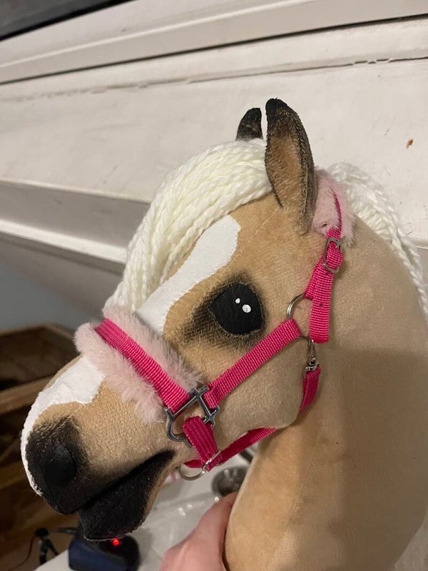 IW fur halter unicorn pink