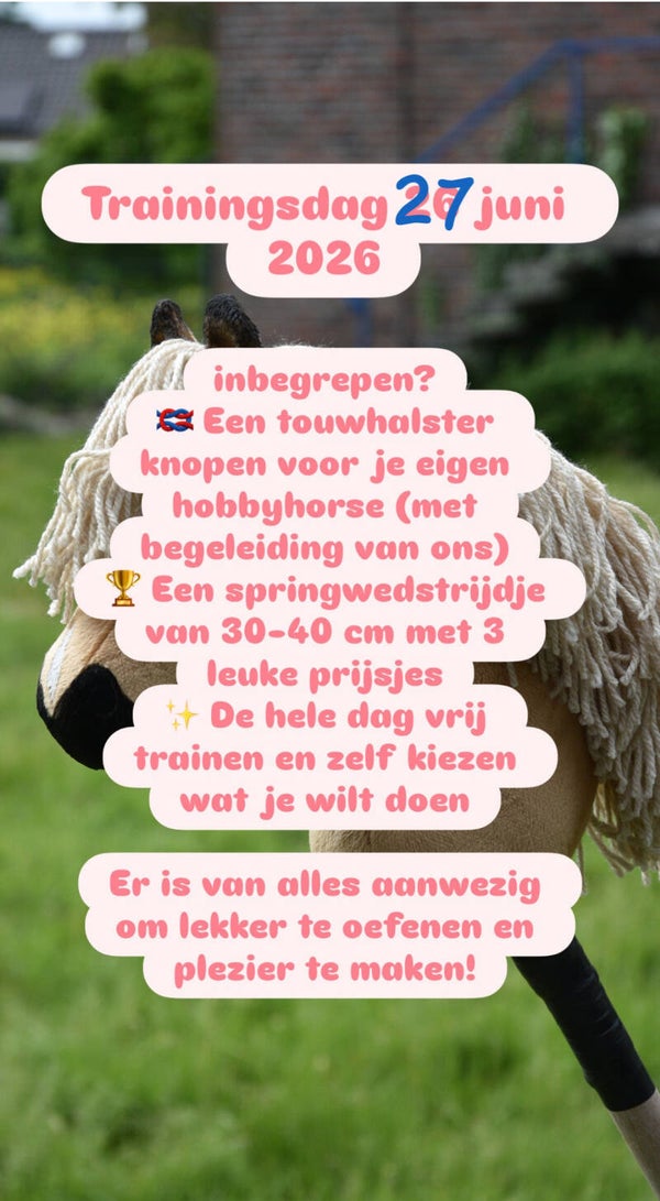 Deelname trainingsdag 27 juni 2026
