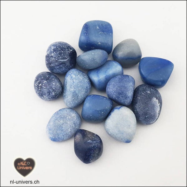 Aventurine bleue roulée