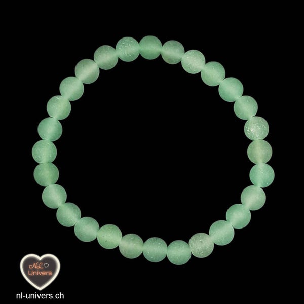 Bracelet Aventurine verte mat