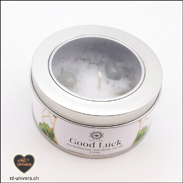 Bougie Green Tree Good Luck - Aventurine verte + Patchouli