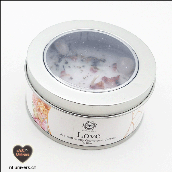 Bougie Green Tree Love - Quartz rose + Rose