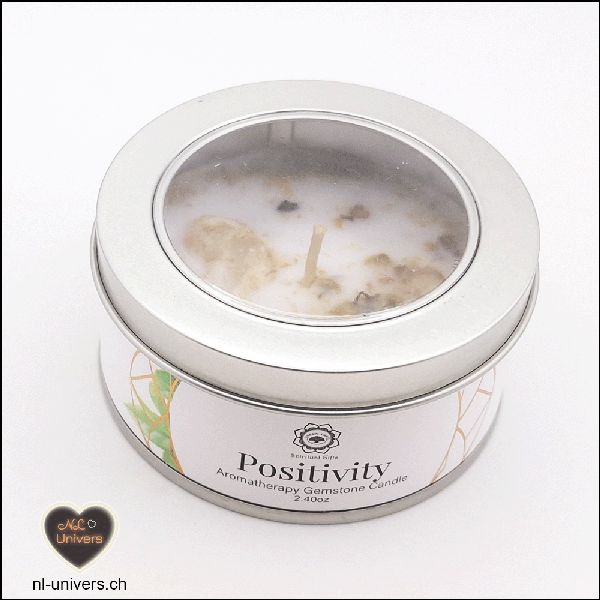 Bougie Green Tree Positivity - Citrine chauffée + Thé vert