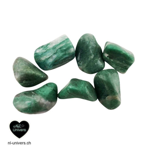 Budstone / Quartz Prase / Prasem / Jade d’Afrique roulé