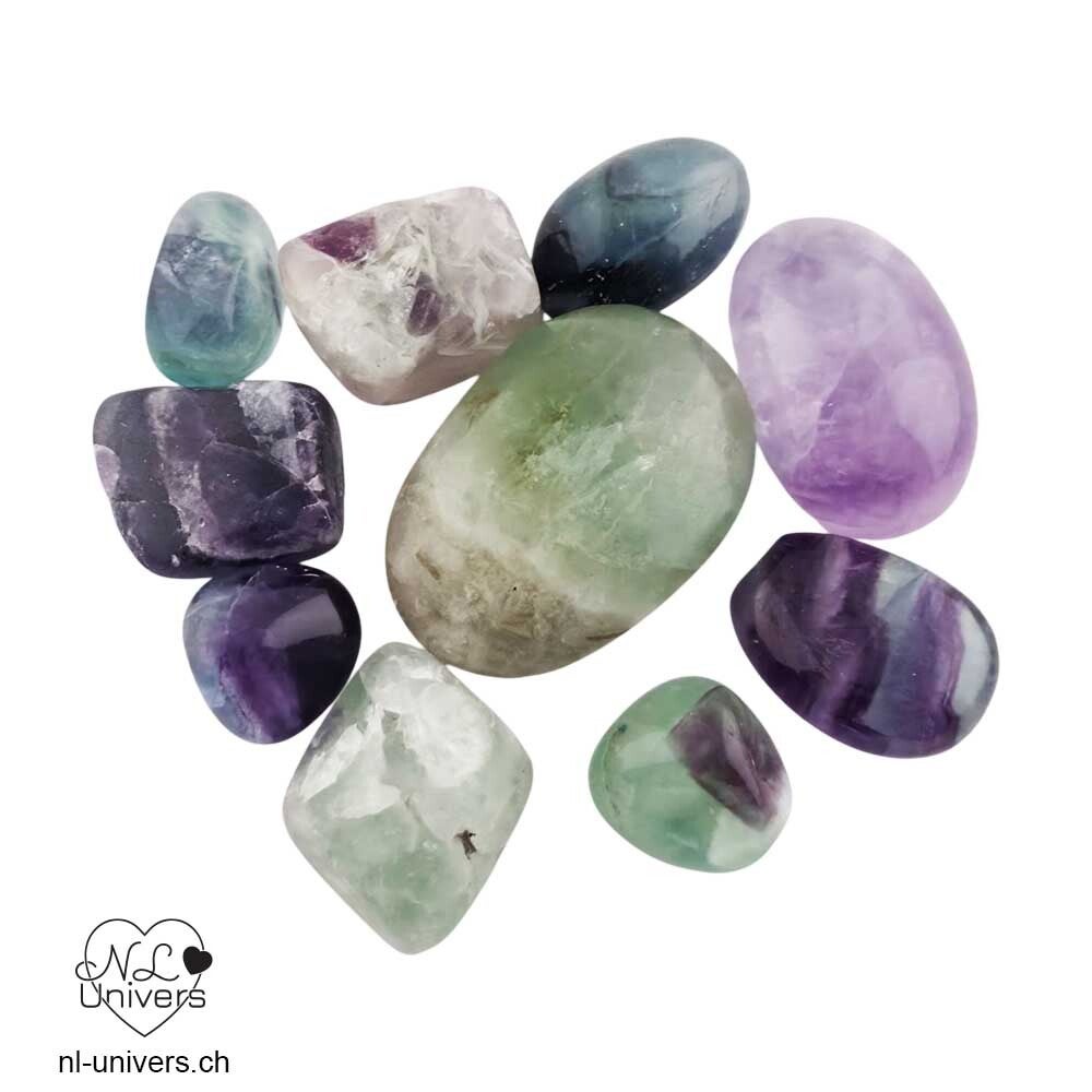 Fluorite roulée
