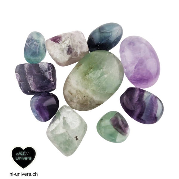 Fluorite roulée