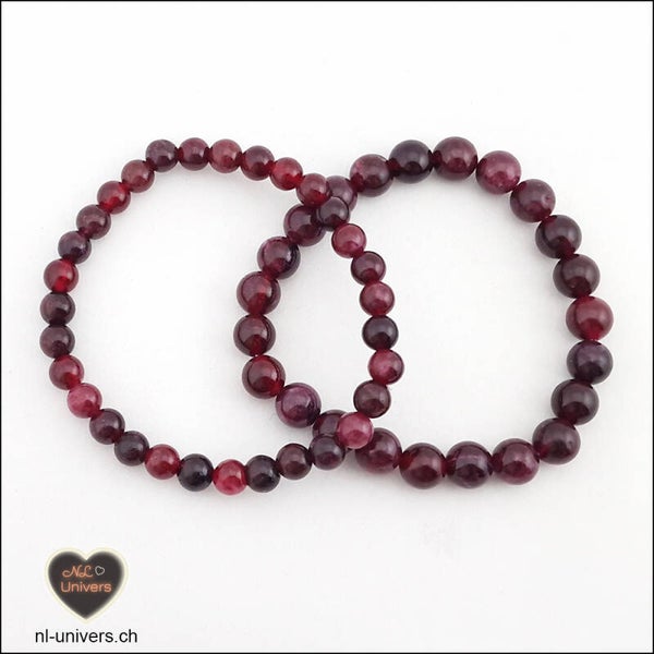 Bracelet Grenat clair