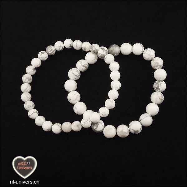 Bracelet Howlite-Magnésite