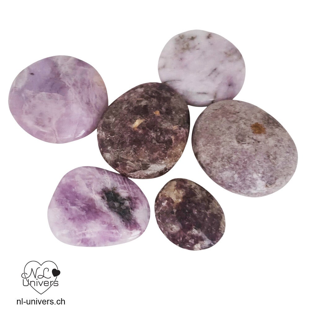Lépidolite galet