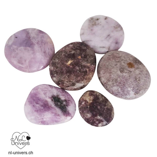 Lépidolite galet