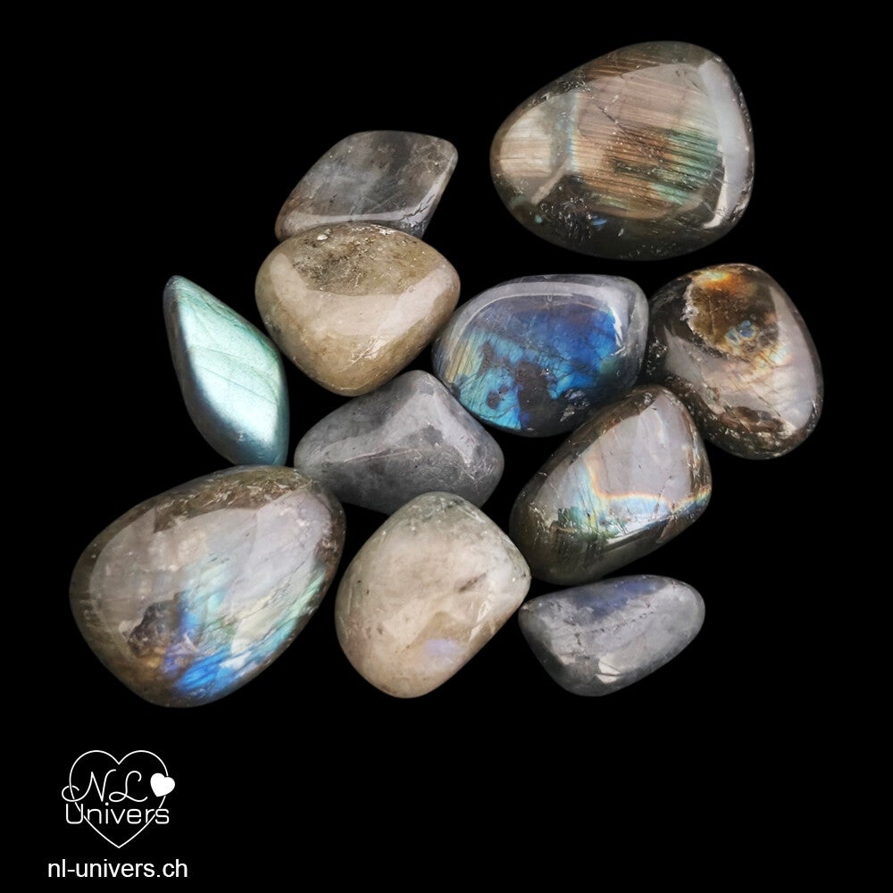 Labradorite bleue roulée