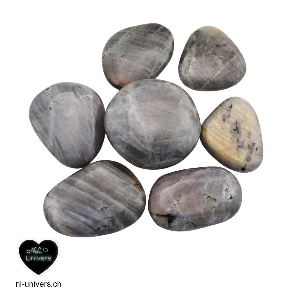Labradorite violette galet
