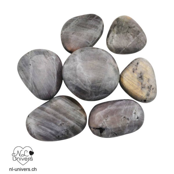 Labradorite violette galet