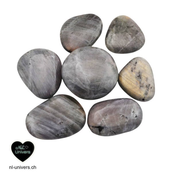 Labradorite violette galet