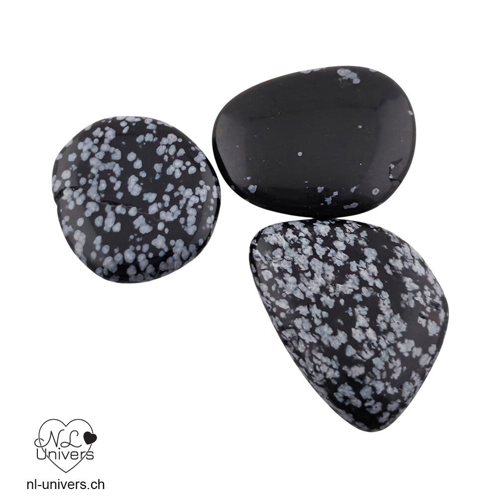Obsidienne Flocon de neige / Mouchetée galet