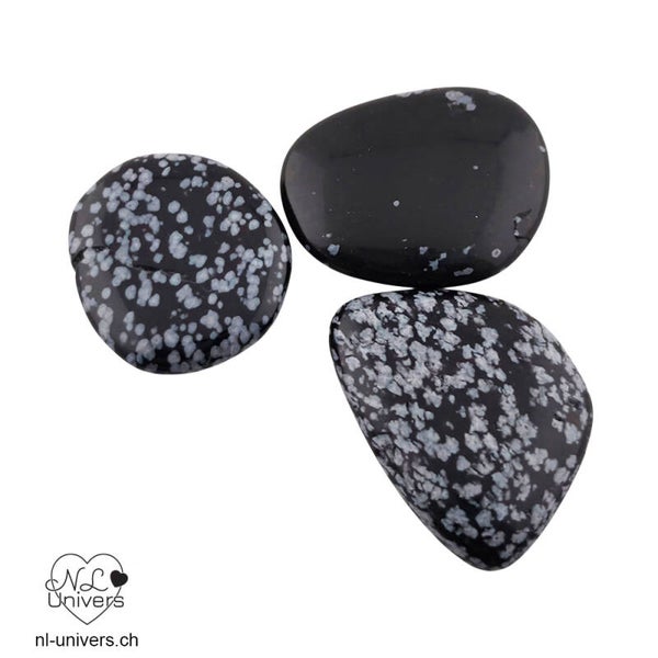 Obsidienne Flocon de neige / Mouchetée galet