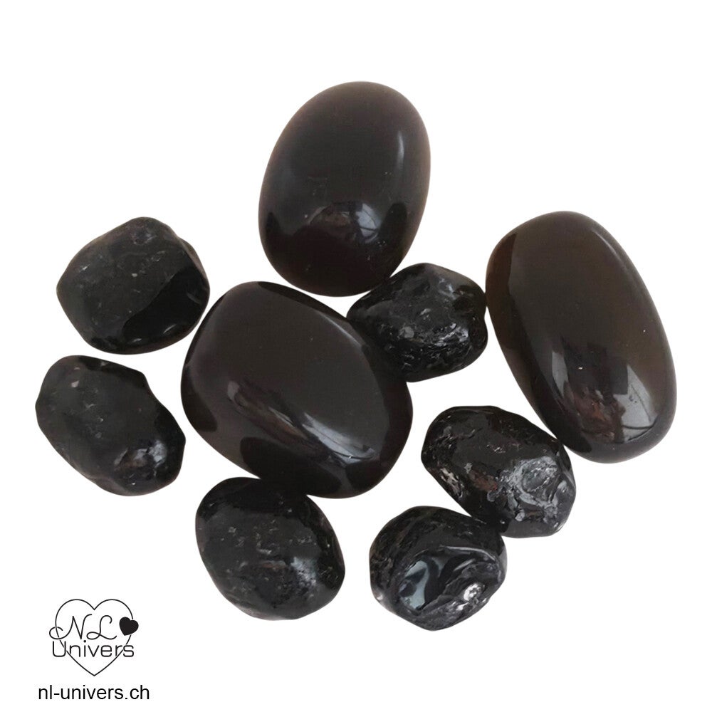 Obsidienne fumée / Larme d'Apache roulée
