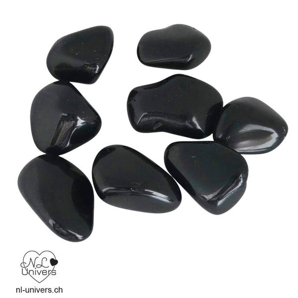 Obsidienne noire roulée