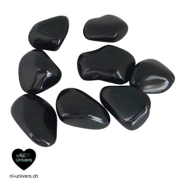 Obsidienne noire roulée