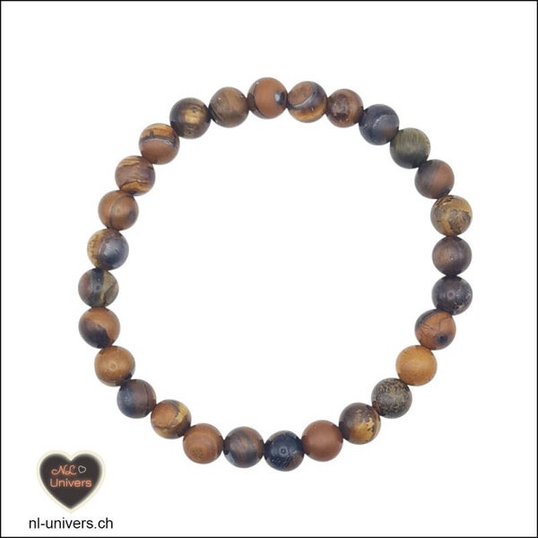 Bracelet Œil de tigre mat