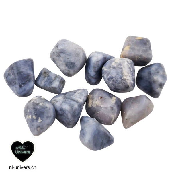 Opale bleue roulée