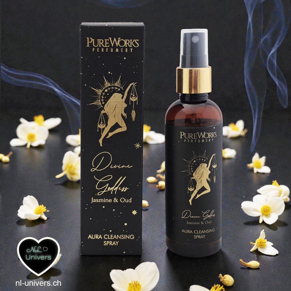 Vaporisateur et spray d'ambiance aura Divine Goddess jasmin & oud